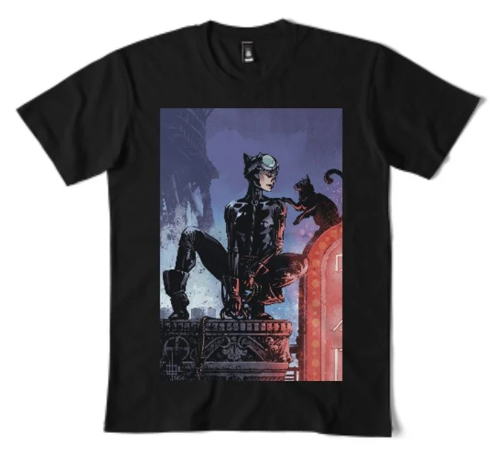 SUE Catwoman dolls グラフィック Tシャツ Catwoman T-Shirt | Retro T